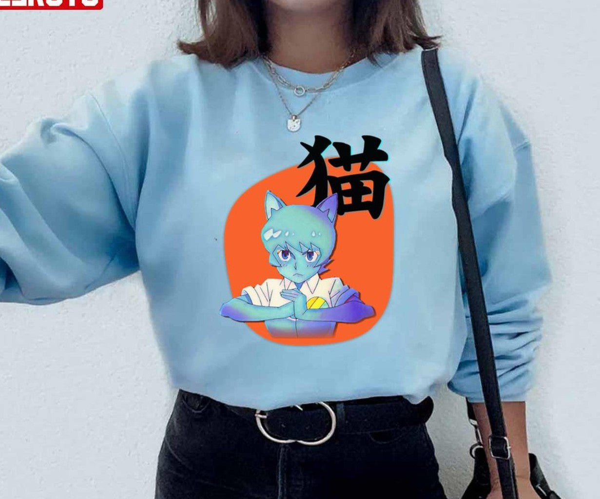 Anime Nicole With Cat In Japanese Amazing World Of Gumball Unisex Hoodie