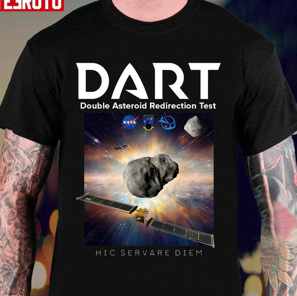 Astronomy Dart Double Asteroid Redirection Test Unisex T-Shirt