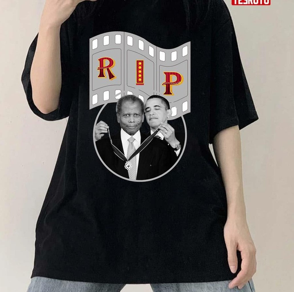 Rip Sidney Poitier Obama Unisex T-Shirt