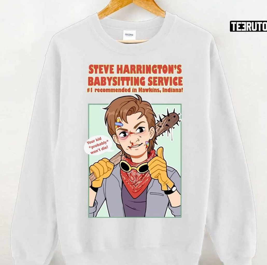 Steve Harrington Babysitter Funny Stranger Things Unisex T-Shirt