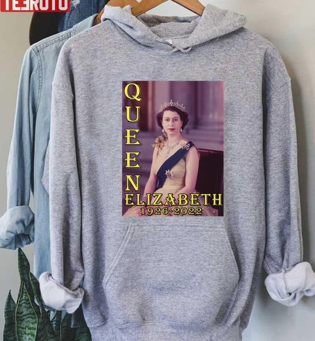 Rip Queen Elizabeth Alexandra Mary Thank You 1926-2022 Young Queen Unisex Sweatshirt