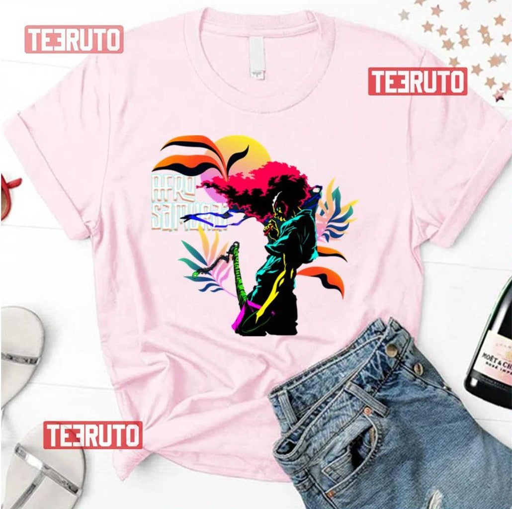 Arfrica Samurai Colored Design Unisex T-Shirt
