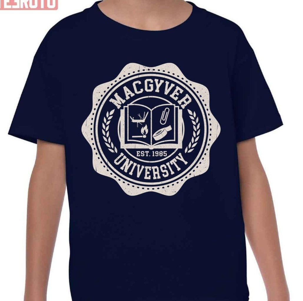 Round Logo Macgyver University Unisex T-Shirt