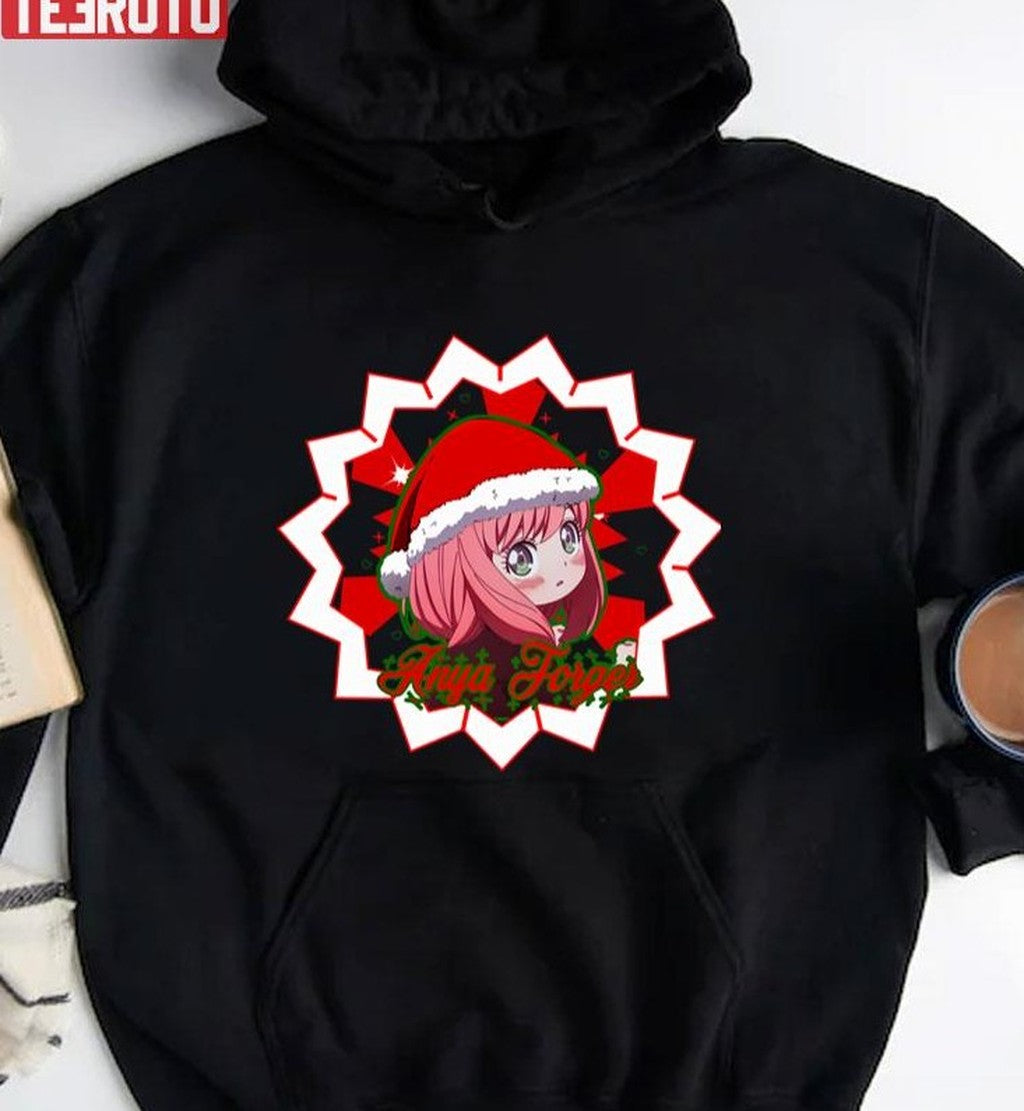 Anya's Christmas Spy X Family Red Design Unisex Sweatshirt