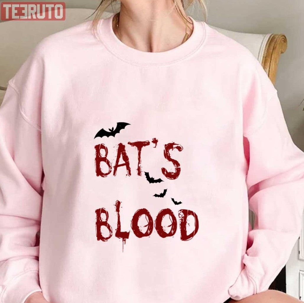 Bat's Blood Red Halloween Unisex T-Shirt