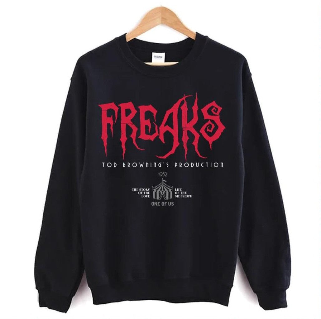 Red Logo Movie Freaks Unisex Sweatshirt