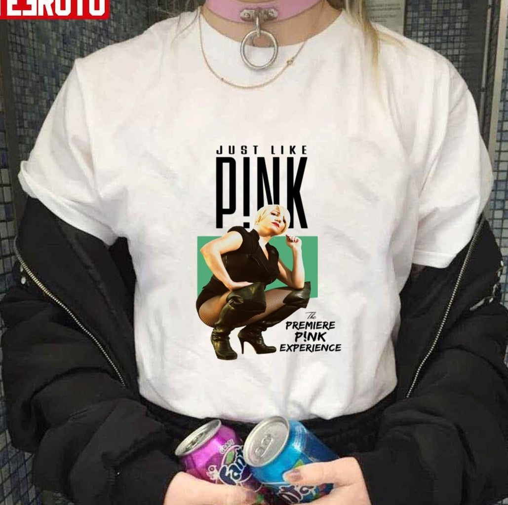 Singer Colored Just Like P!nk Premiere Pink Experience Unisex T-Shirt