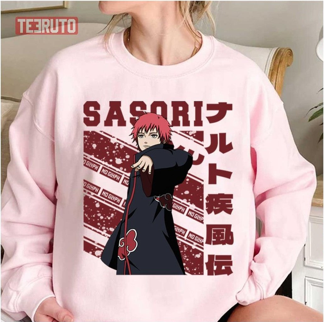 Sasori Red Graphic Naruto Shippuden Unisex Sweatshirt
