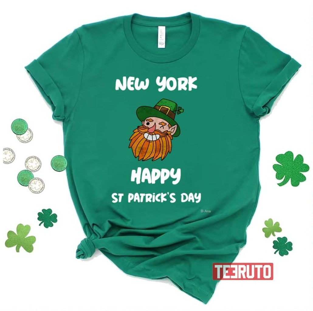 New York Shamrock Happy St Patrick's Day Unisex Sweatshirt