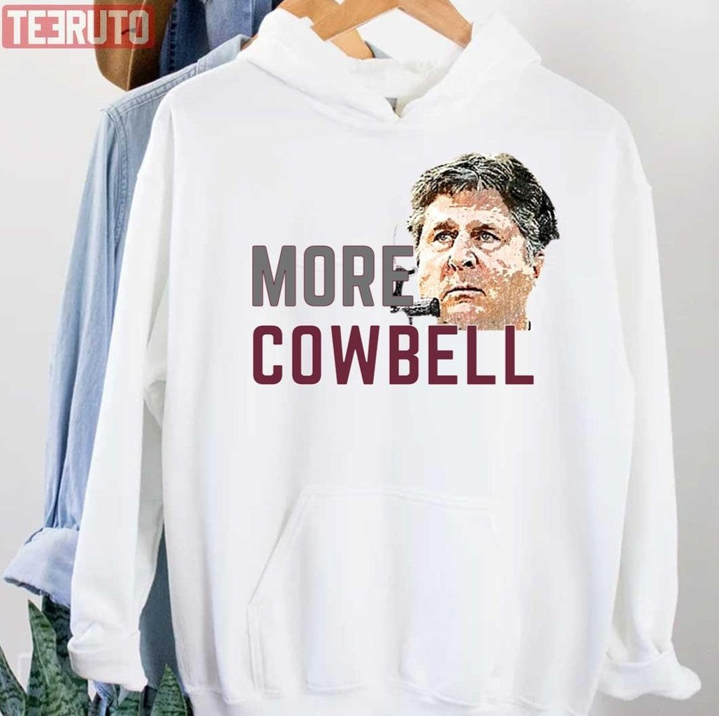 More Cowbell Mississippi Mike Leach Unisex Hoodie