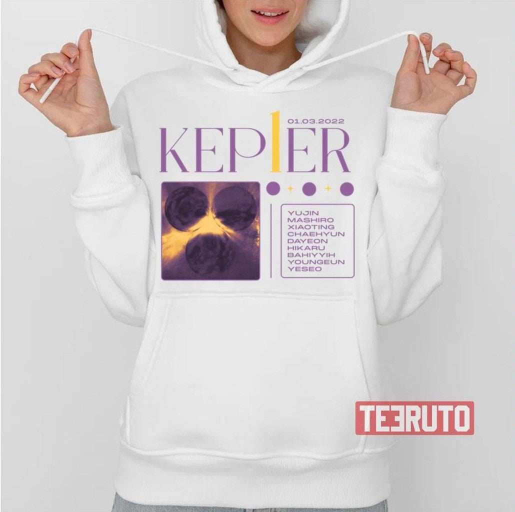 Purple Art Kep1er Kpop Band Unisex Sweatshirt