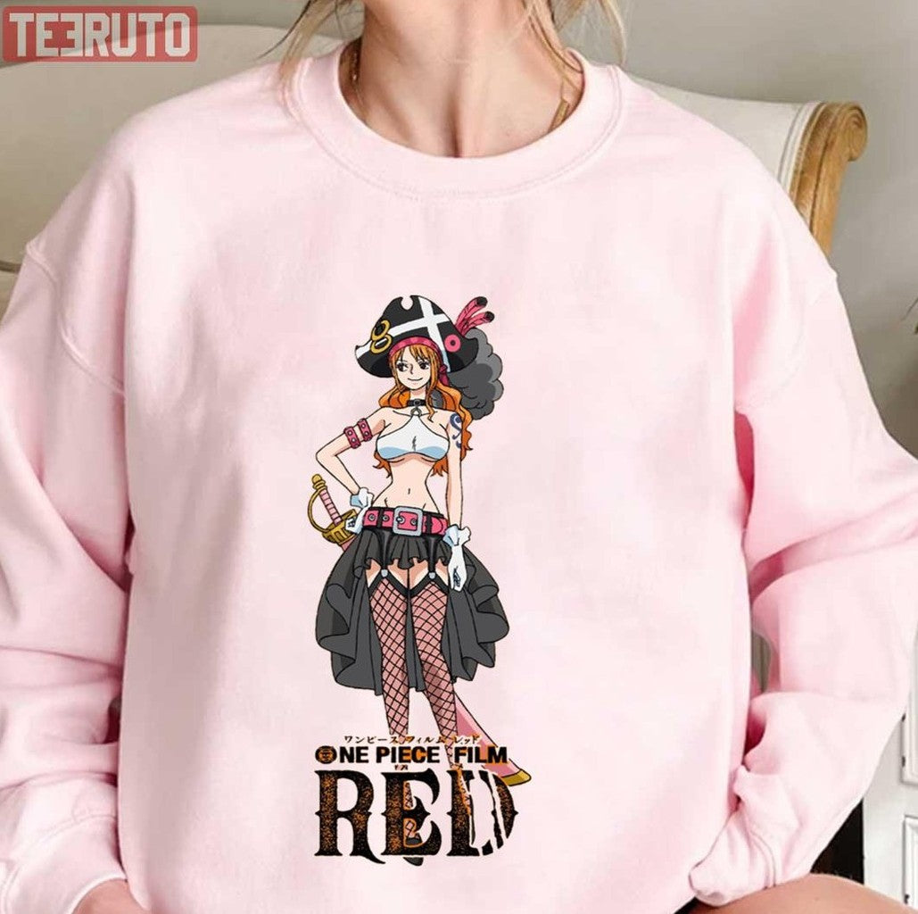 Nami One Piece Film Red Art Unisex Sweatshirt