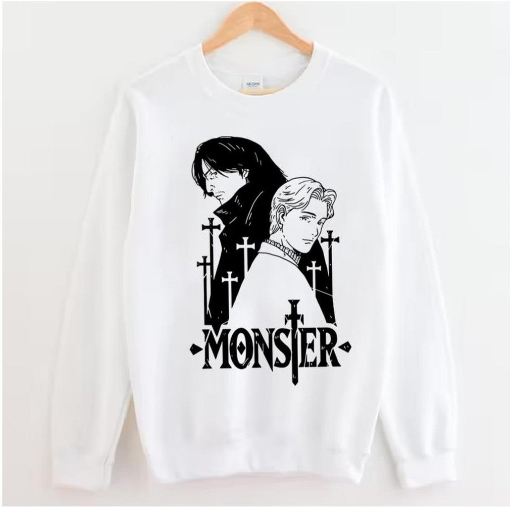 Monstre Johan Liebert & Kenzo Tenma Monster Anime Unisex Hoodie