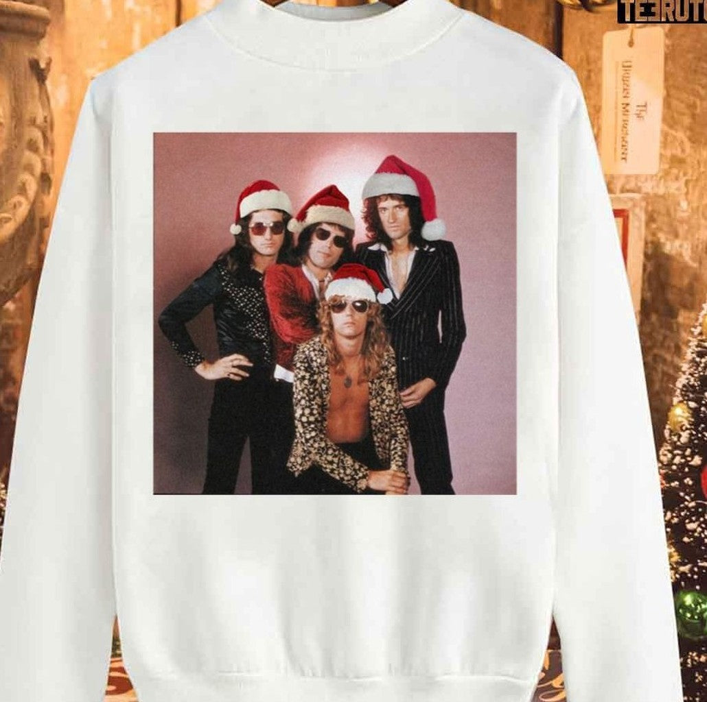 Queen Christmas Profil Unisex Sweatshirt