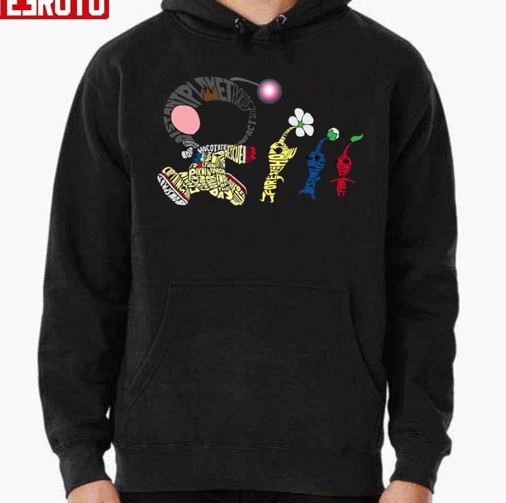 Olimar Typography Rock Pikmin Unisex Sweatshirt