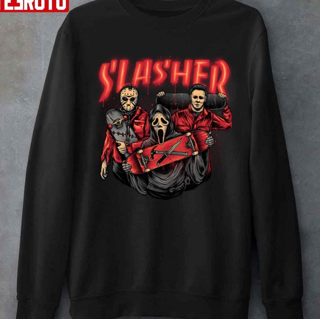 Slasher Boys Halloween Horror Unisex T-shirt