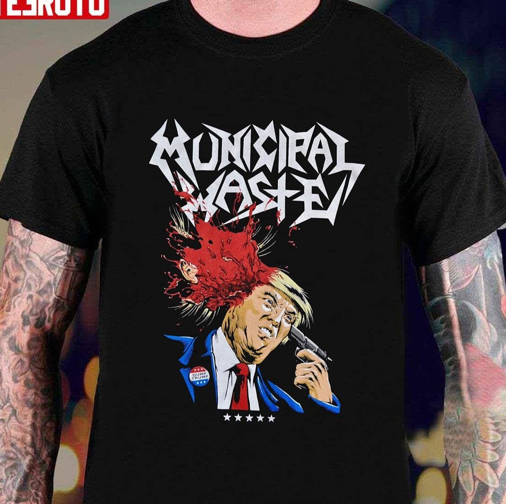 Municipal Waste Trending Donald Trump Horror Unisex T-Shirt