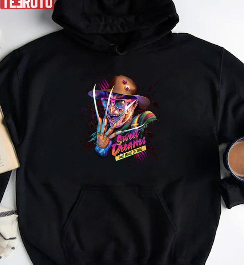 Sweet Dreams Are Made Of This Freddy Krueger Retro Art Unisex Sweatshirt