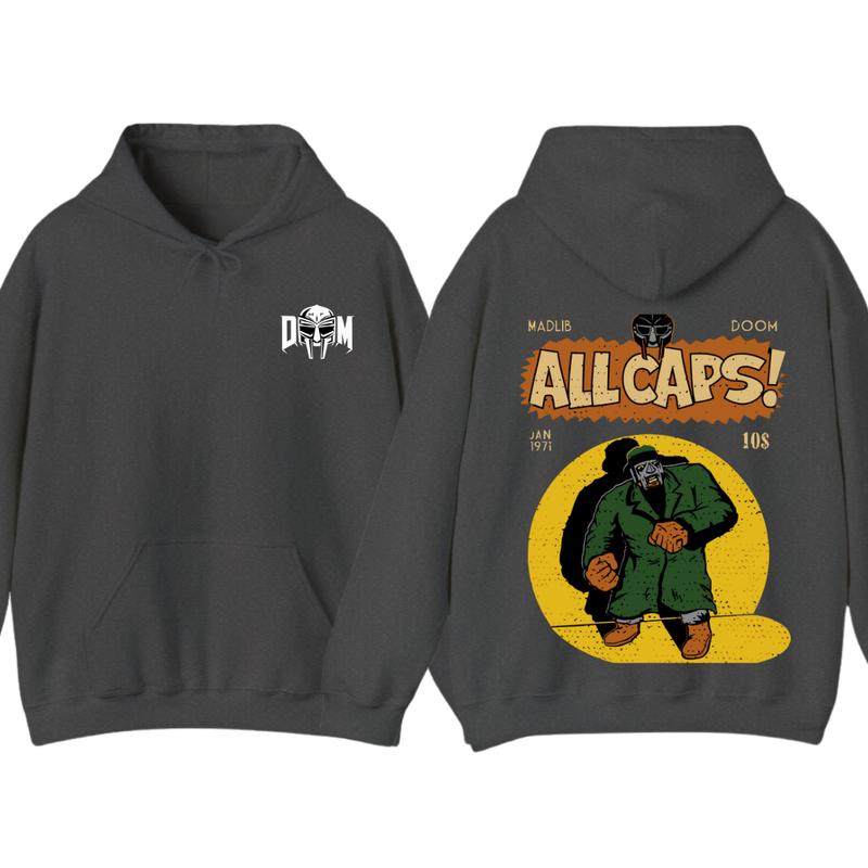 MF Doom Madlib All Caps T-Shirt Sweatshirt Hoodie