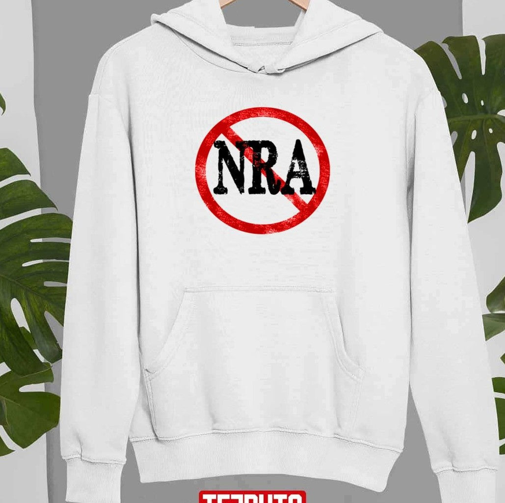 Anti NRA Badge Gun Control Vintage Retro Political Unisex Sweatshirt