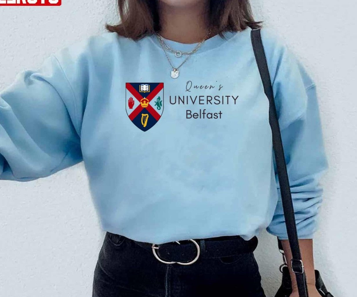 Queens University Belfast Logo Unisex Sweatshirt