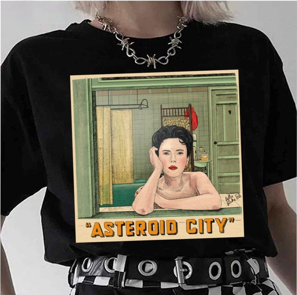 Animated Catoon Style Asteroid City Unisex Hoodie