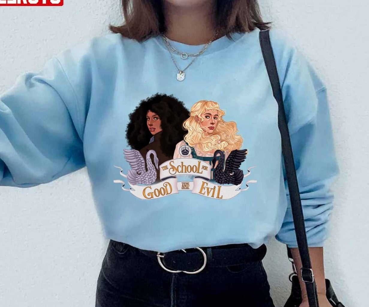 Netflix The School For Good And Evil Movie Logo Fanart Unisex Hoodie