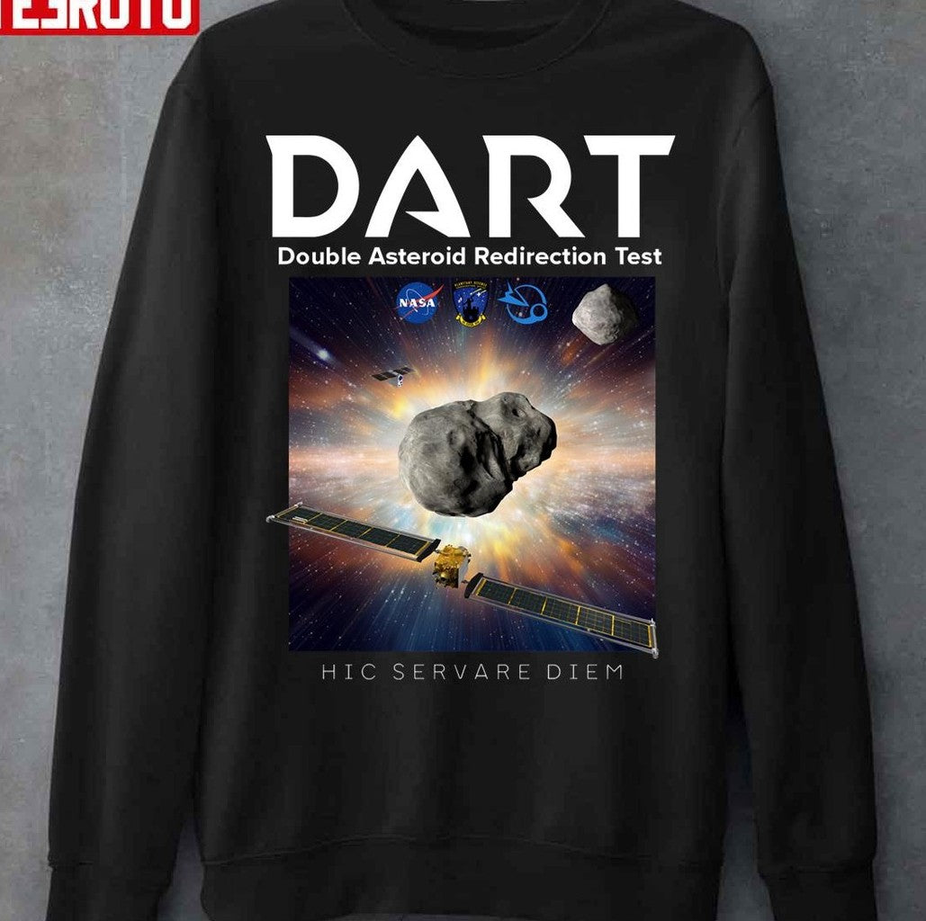 Astronomy Dart Double Asteroid Redirection Test Unisex T-Shirt