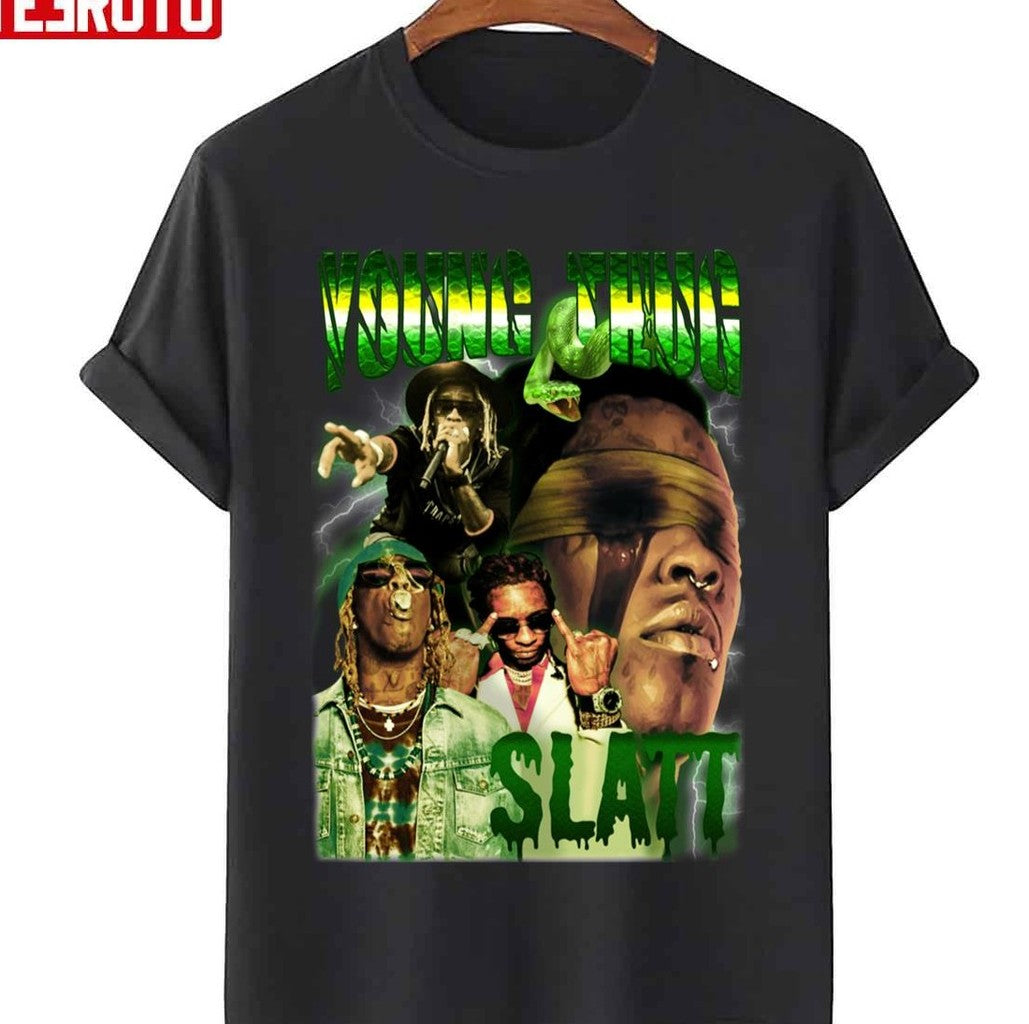 Slatt Young Thug Rapper Vintage Bootleg 90s Unisex Sweatshirt