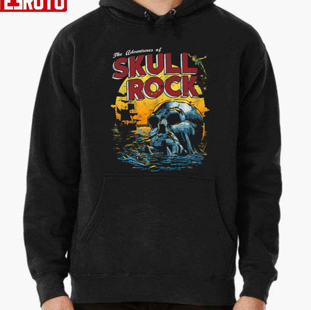 Peter Pan Skull Rock Sunset Premium Halloween Unisex T-Shirt