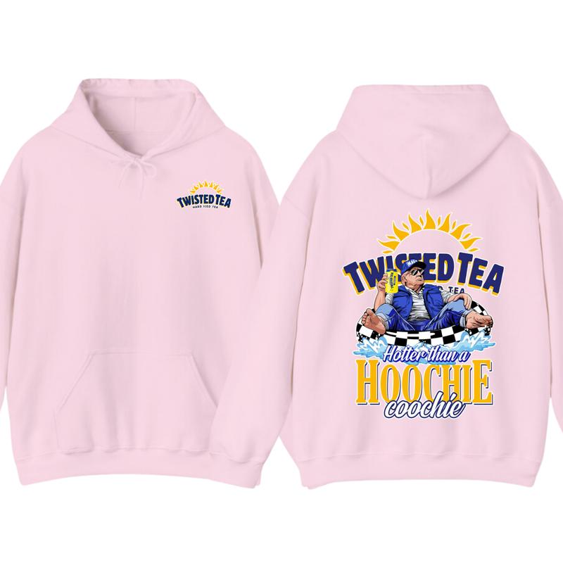 2 Side- NEW Twisted Tea Trummmp America Great Again Hoodie-Full Color- Casual- For Women-For Men- Unisex- Viral