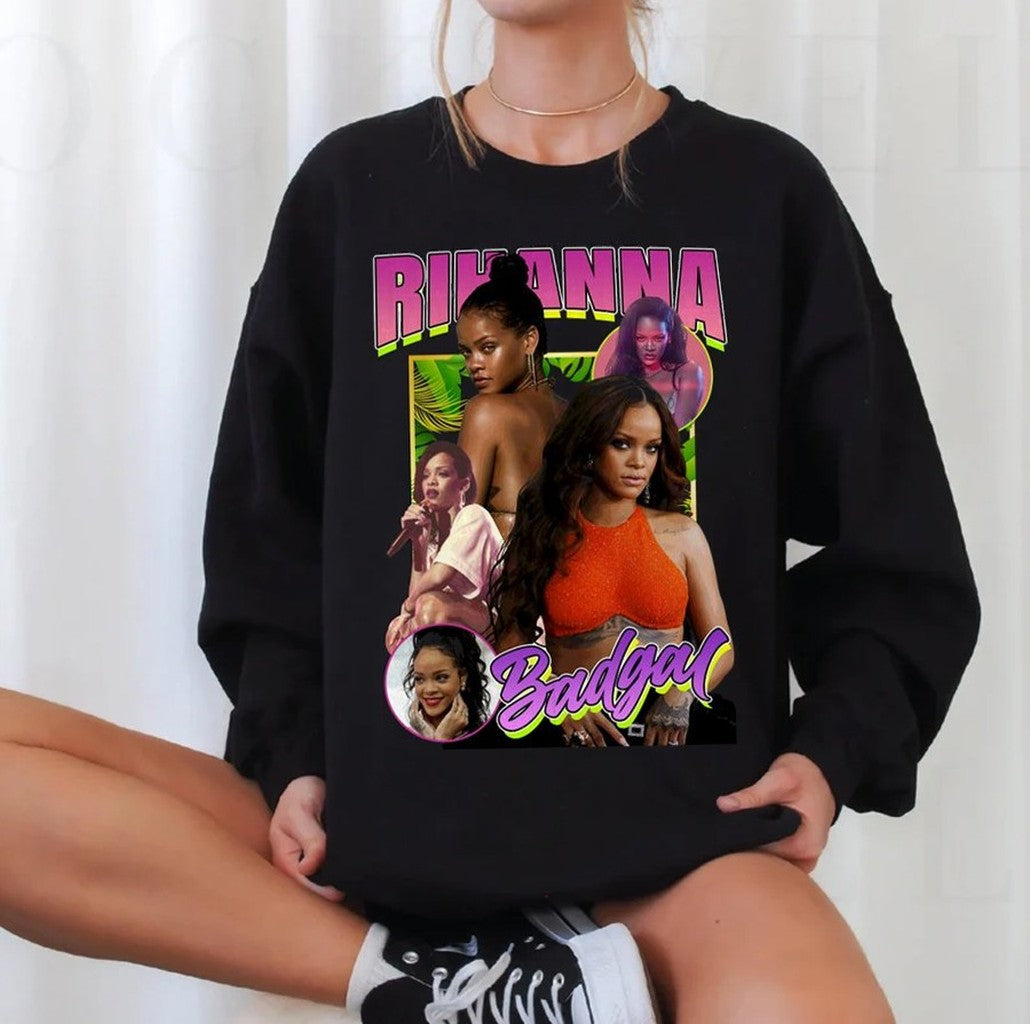 Bad Gal Meet The Queen Rihanna Design Unisex Sweatshirt