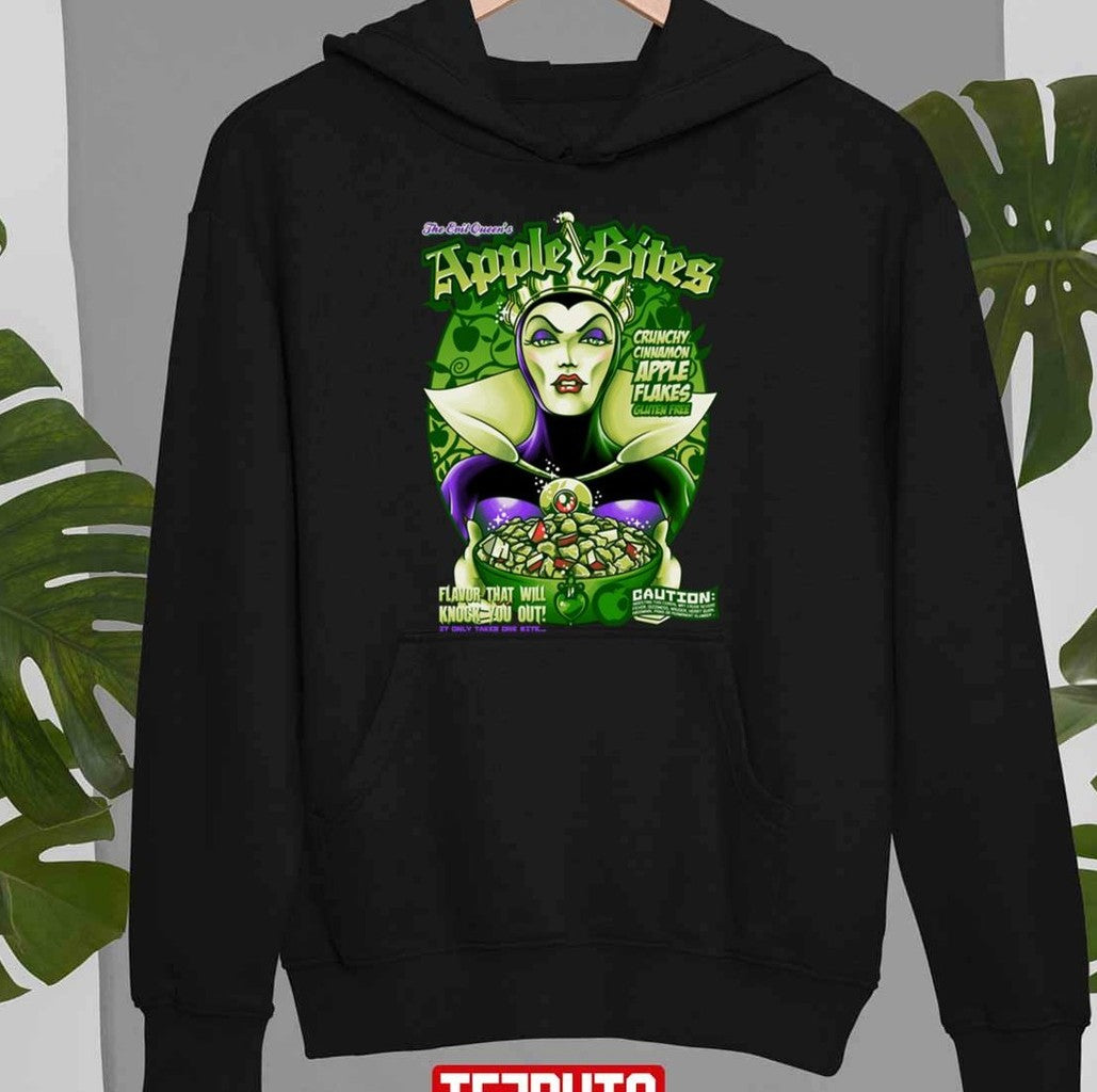 Apple Bites Evil Queen Snow White Cereal Unisex T-Shirt