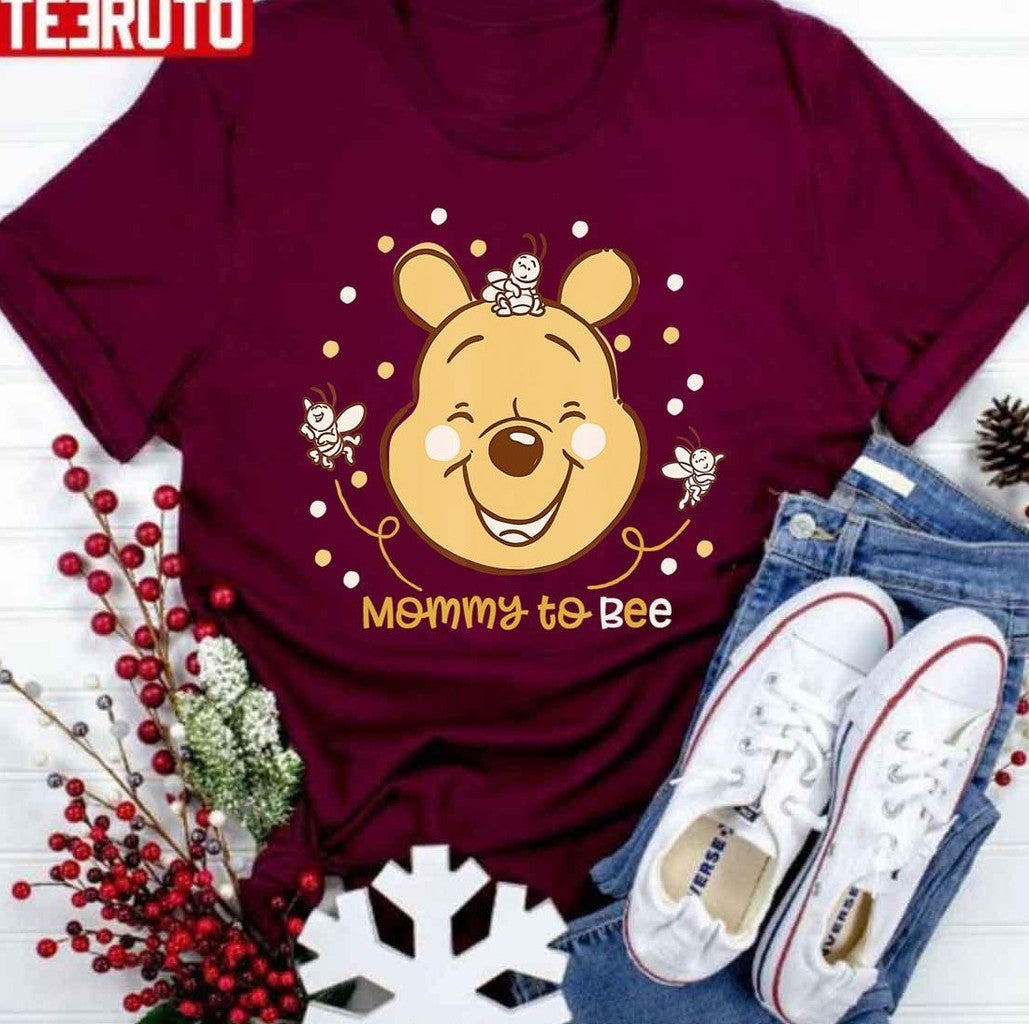 Mommy To Bee Winnie The Pooh Unisex Hoodie