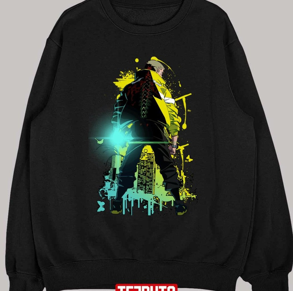 Artwork Of David Edge Runner Cyberpunk Edgerunners Unisex T-shirt