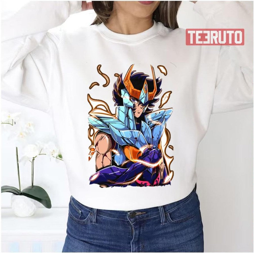 Phoenix Ikki Colored Saint Seiya Knights Of The Zodiac Unisex Sweatshirt