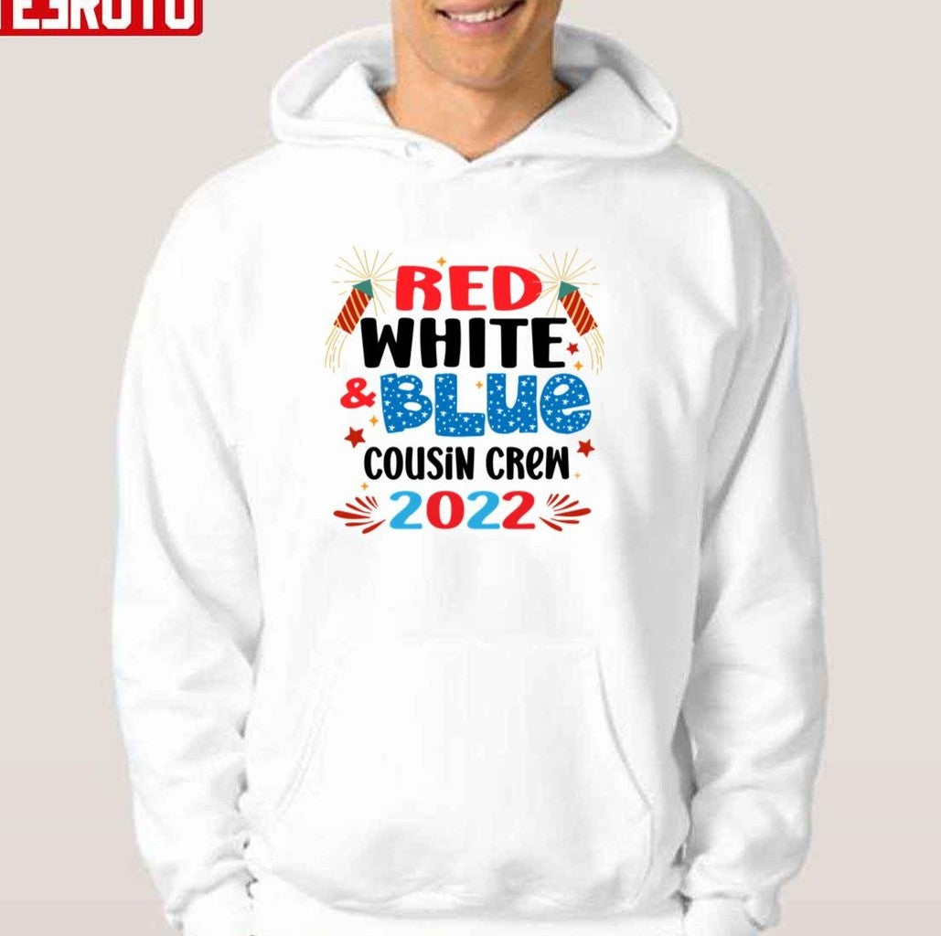 Red White & Blue Cousin Crew 2022 Cousin Crew 4th Of July Unisex T-Shirt