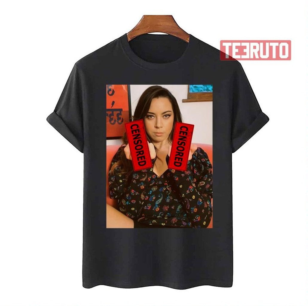 Aubrey Plazas Cencored Style Unisex T-Shirt