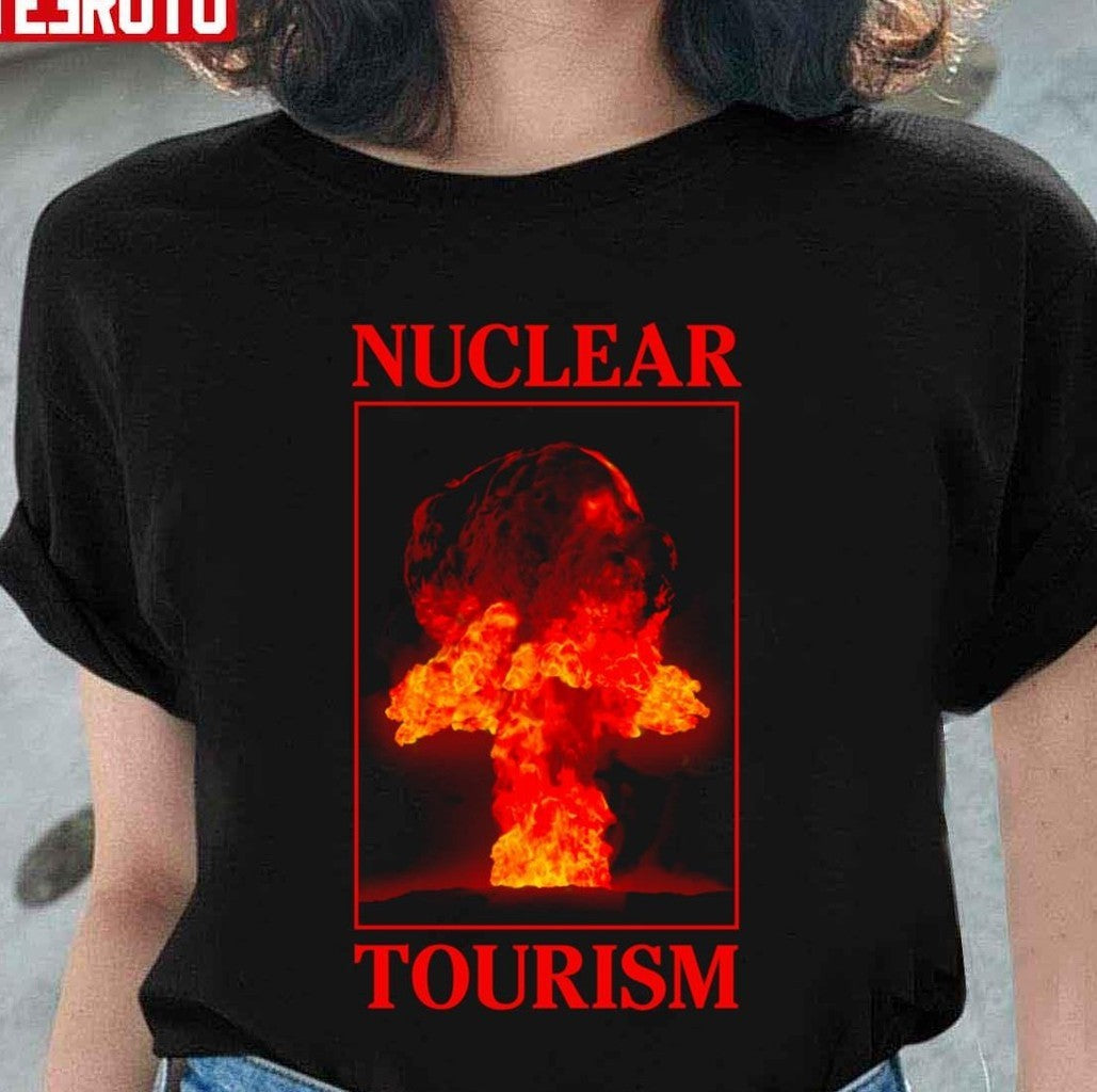 Nuclear Tourism Red Design World War Unisex Sweatshirt