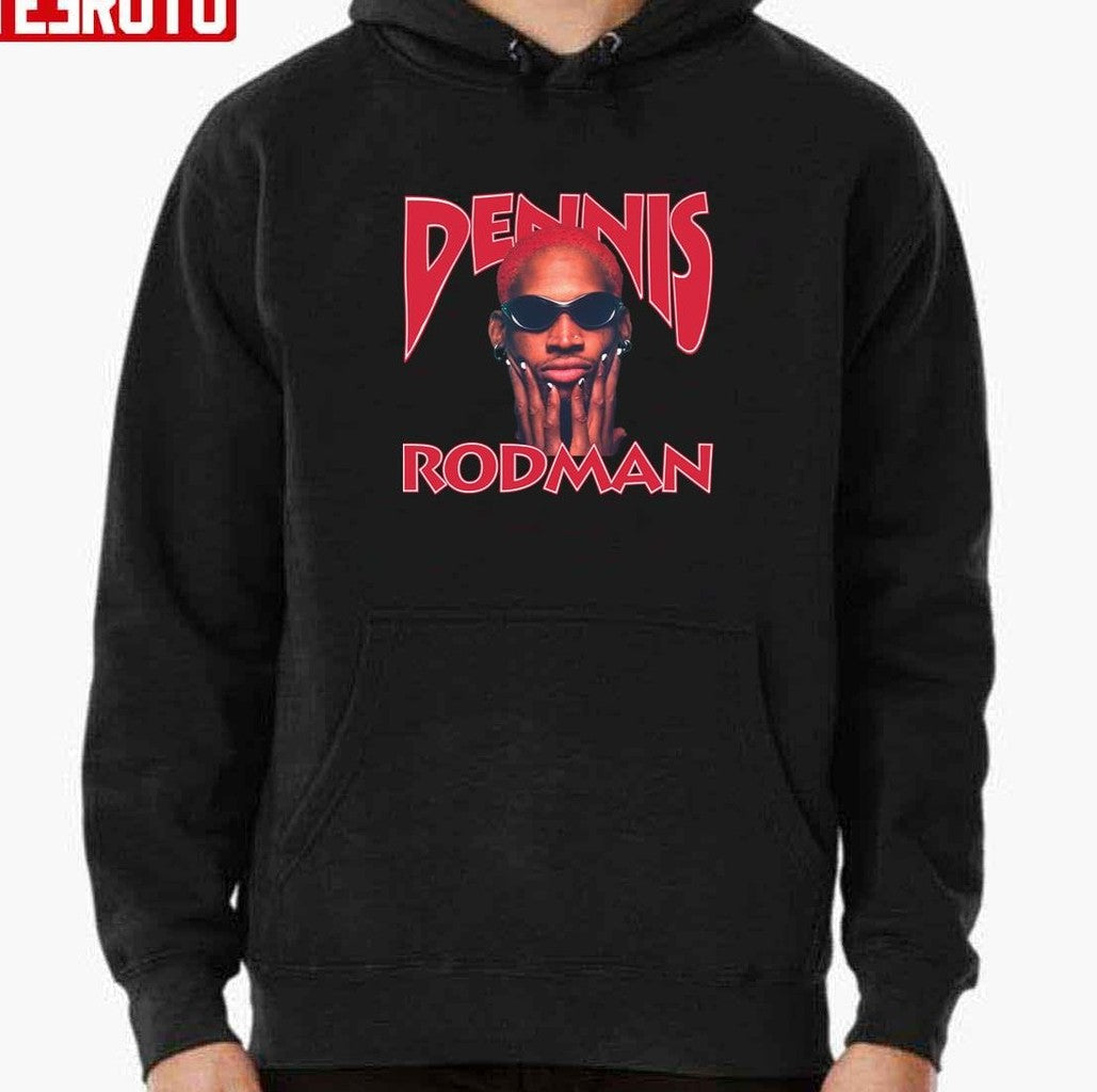 No 91 NBA Basketball Player Dennis Rodman Retro Vintage Graphic Unisex T-shirt