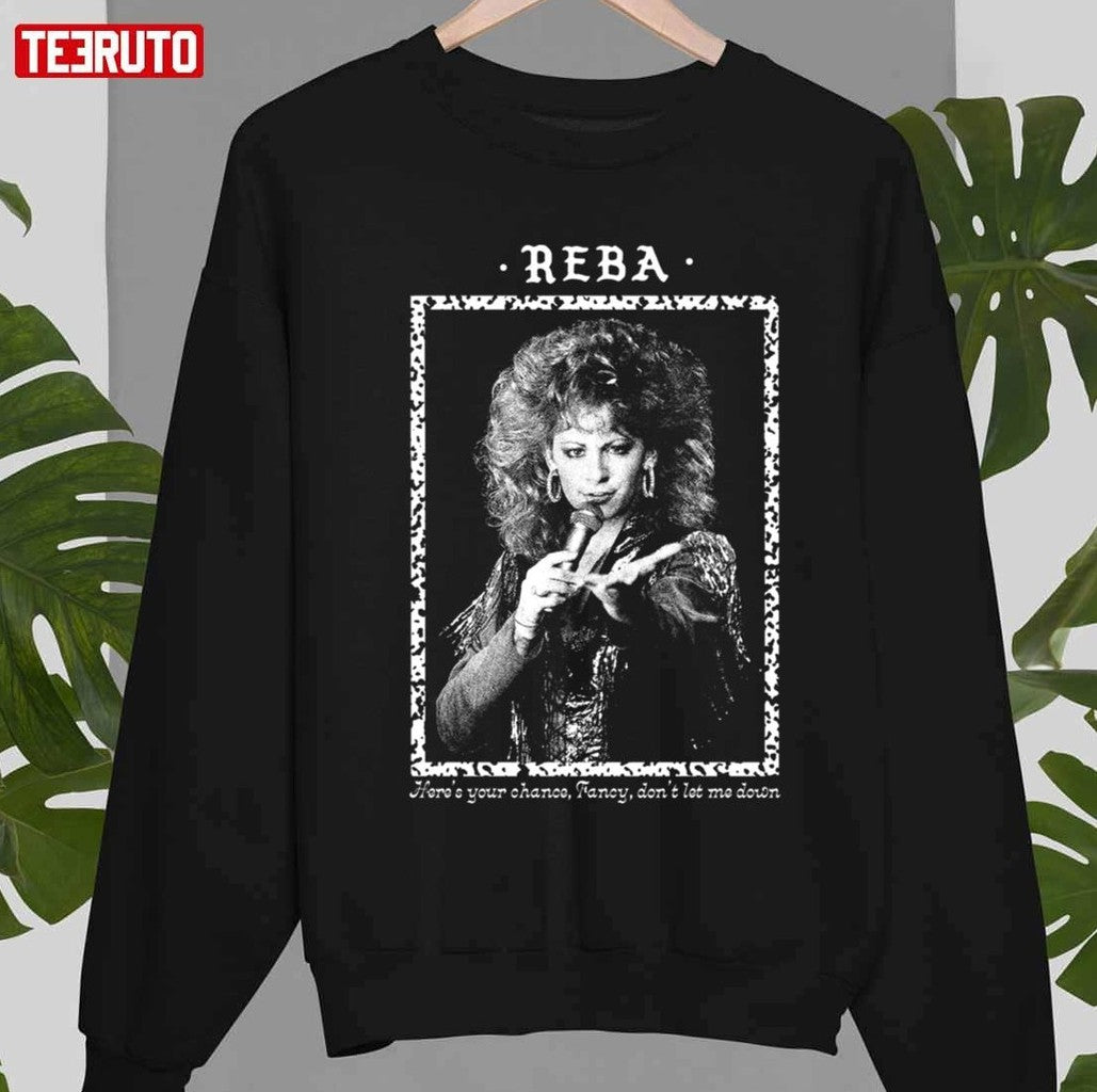 Music Vintage Retro Reba Fancy Faded Style Unisex T-shirt