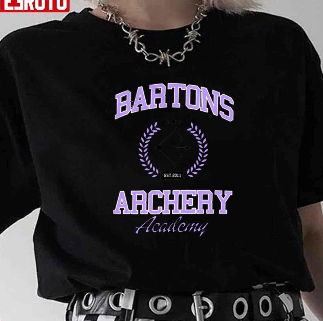 Bartons Archery Hawkeye Avengers Inspired By Marvel Movie Unisex T-Shirt