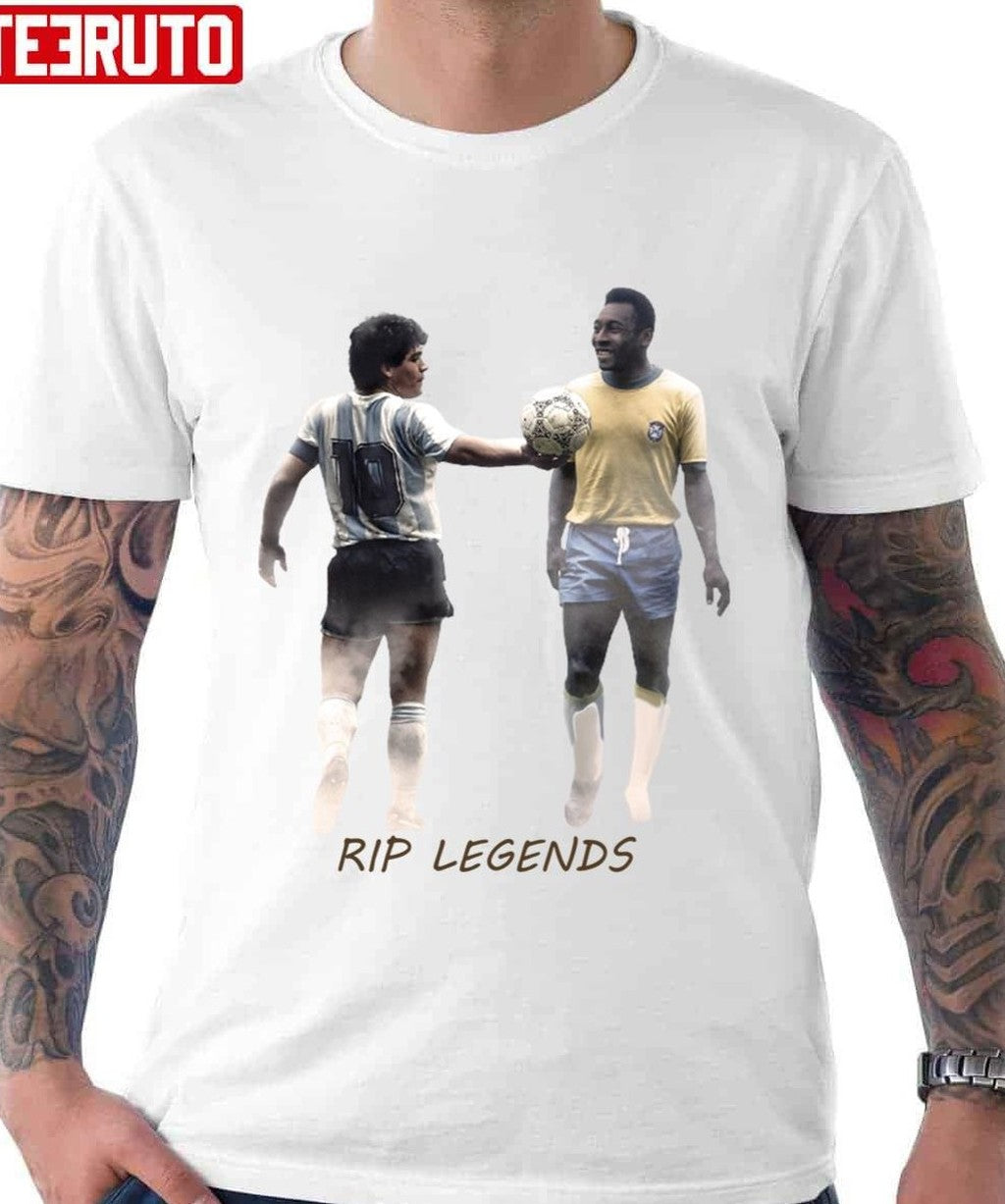 Rip Legends Rip Pele Rip Diego Maradona Unisex Hoodie