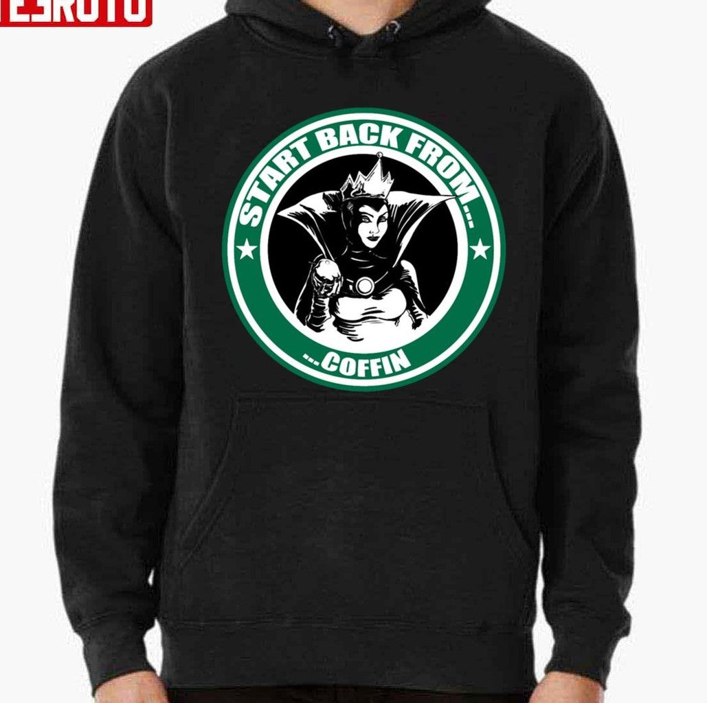 Snow White Evil Queen Starbucks Logo Parody Unisex T-Shirt