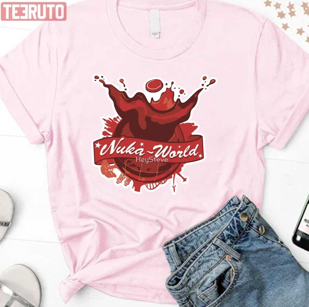 Nuka World Color Red Fallout Game Unisex Sweatshirt