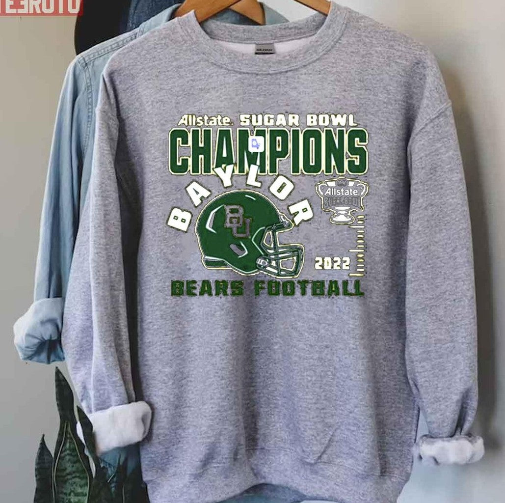 Baylor University Bears Football 2022 Sugar Bowl Champions Unisex Hoodie
