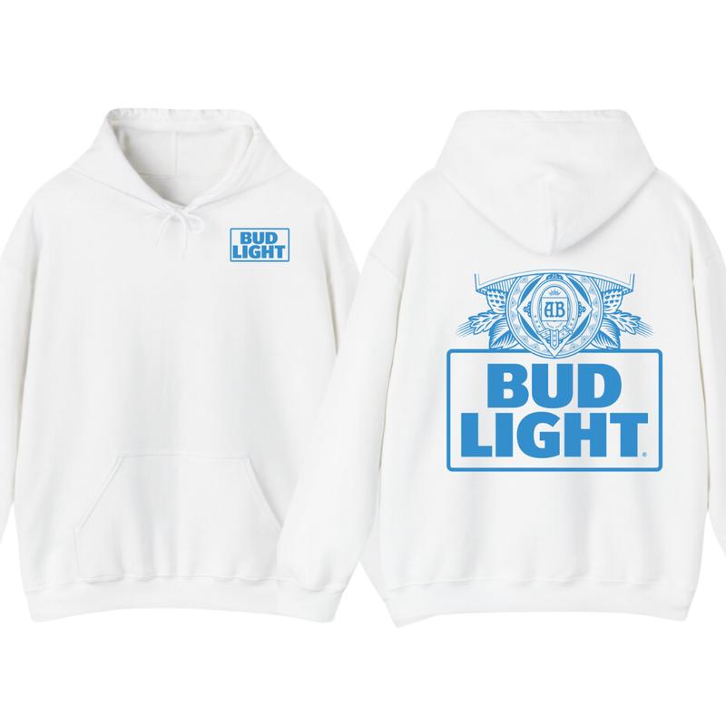 Bud Light - Bud Light Label Shirt For Men For Women Unisex Hoodie and T-Shirt, Graphic tee Gift for Birthday Top Womenswear