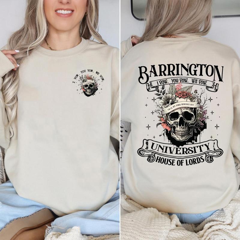 Retro Barrington University The Ritual Sweatshirt, Shantel Tessier Merch, Book Lover Shirt, Bookish Merch, Booktok Shirt, LORDS Series Book Shirt, Dar