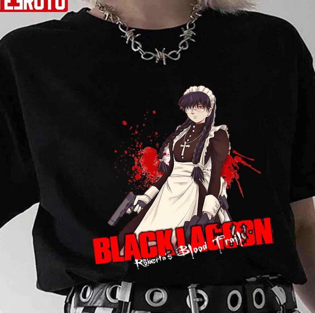 Roberta's Blood Trail Black Lagoon Anime Unisex T-shirt