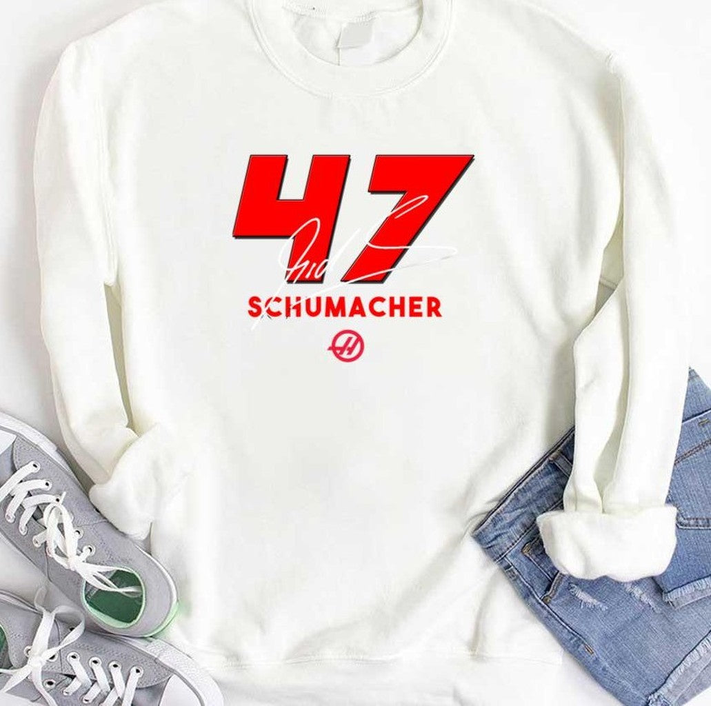 2022 Number 47 Signature Michael Schumacher Unisex Hoodie